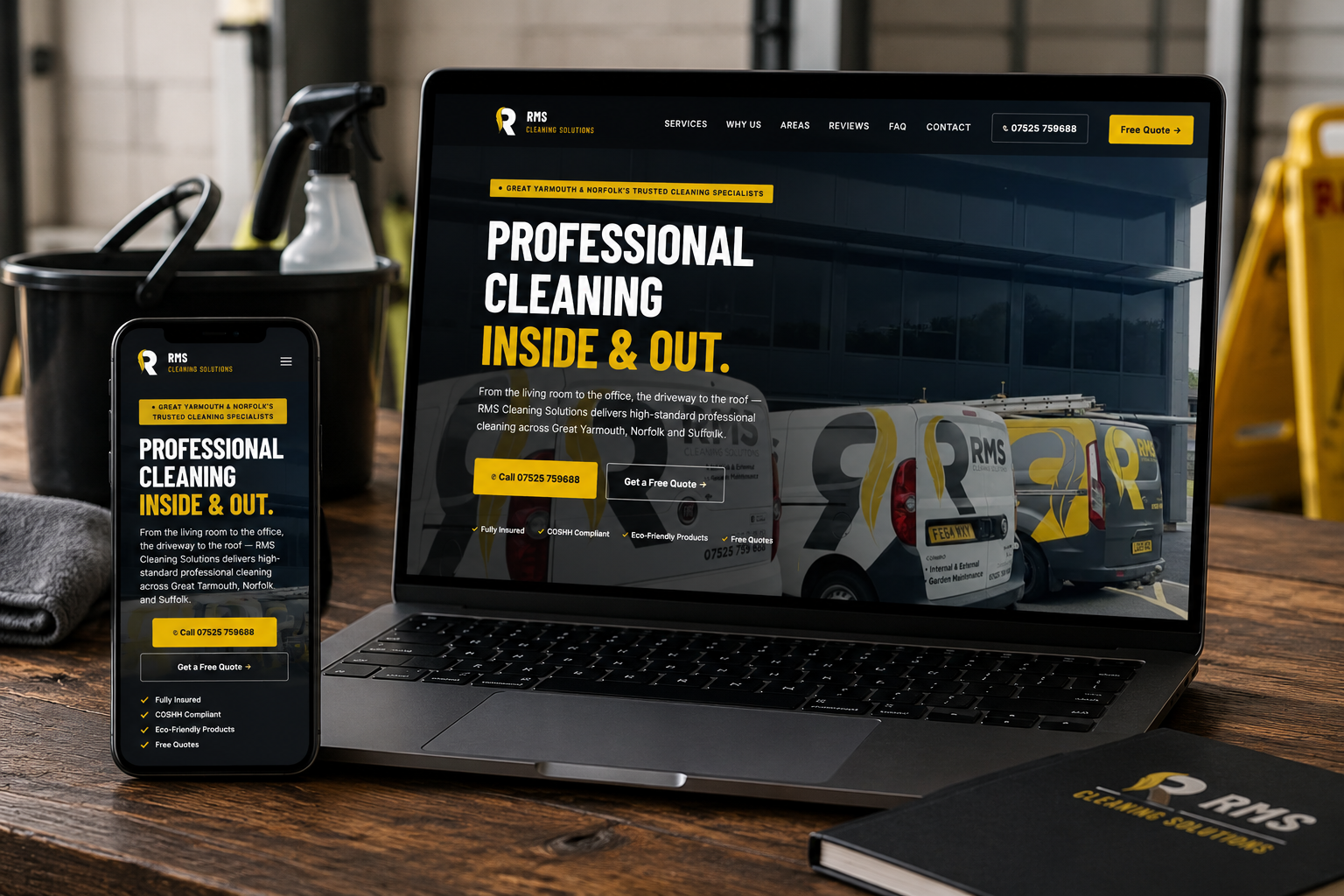 RMS Cleaning Solutions Website
