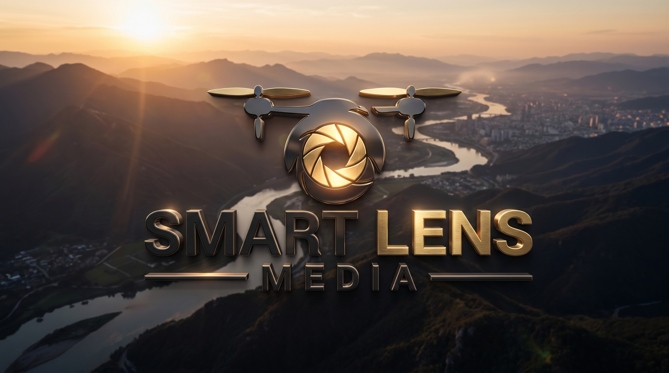 Smart Lens Media aerial background