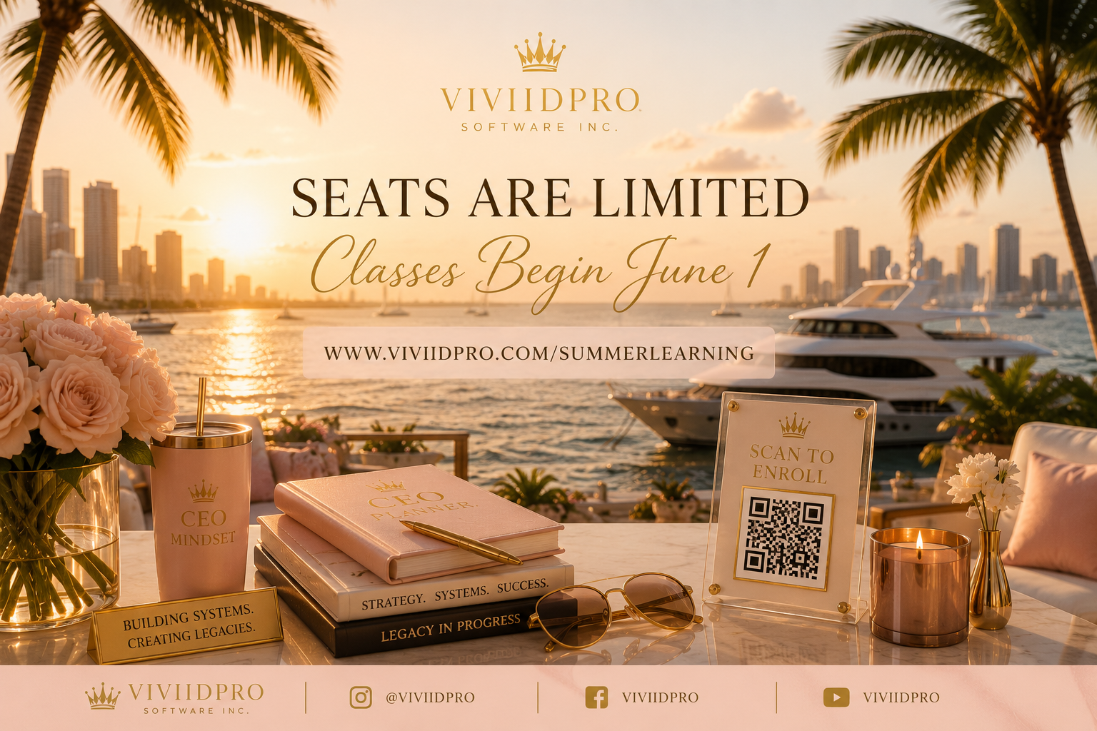 ViviidPro Summer Business Accelerator Enrollment Details
