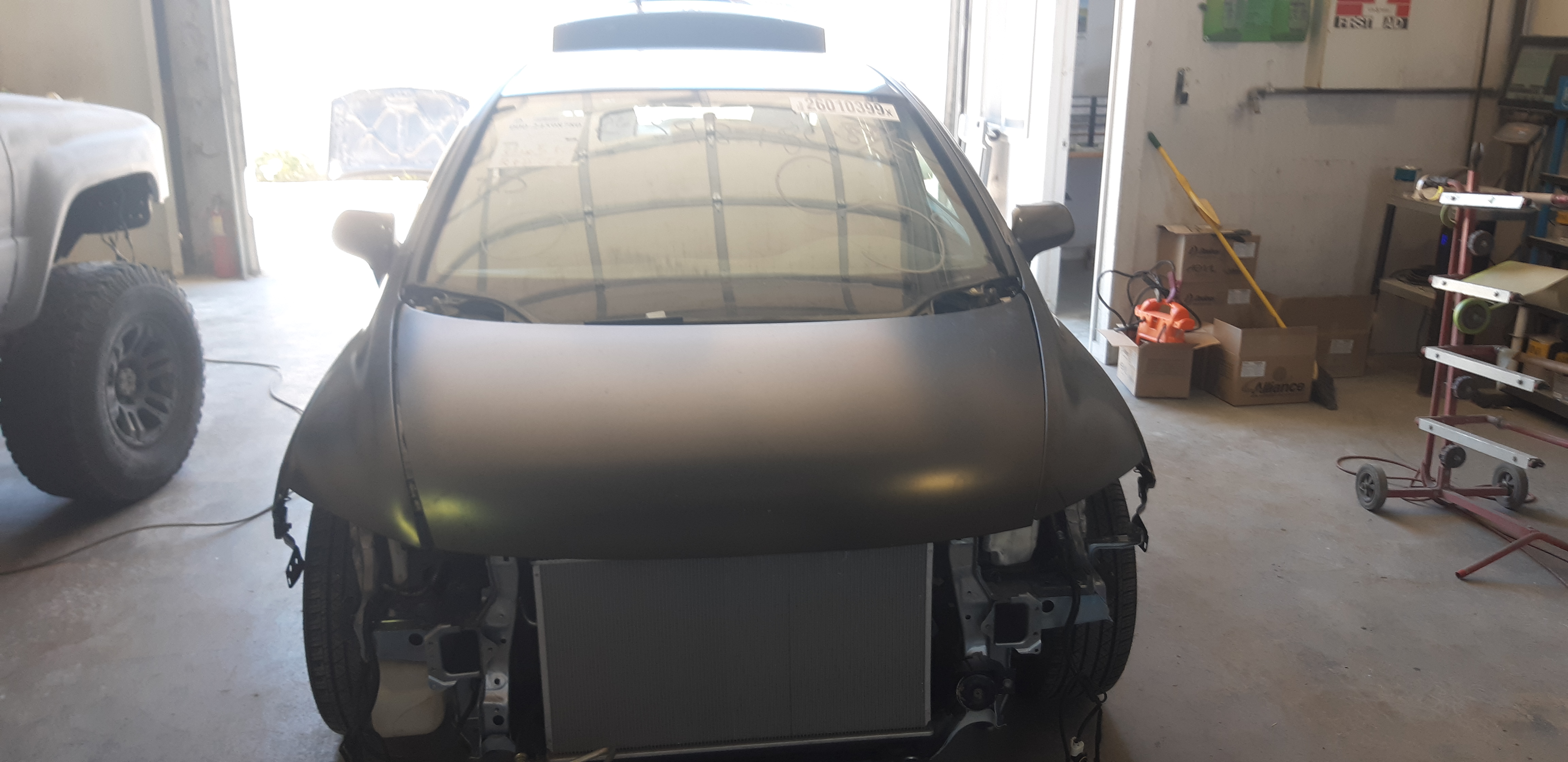 Before and after collision repair