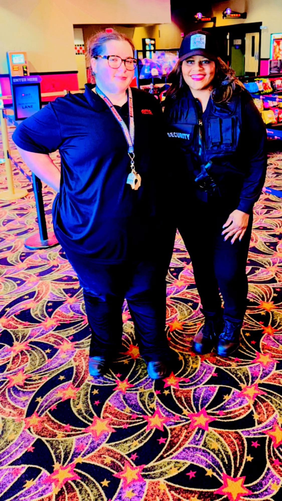 Security Guard at Movie Theatre