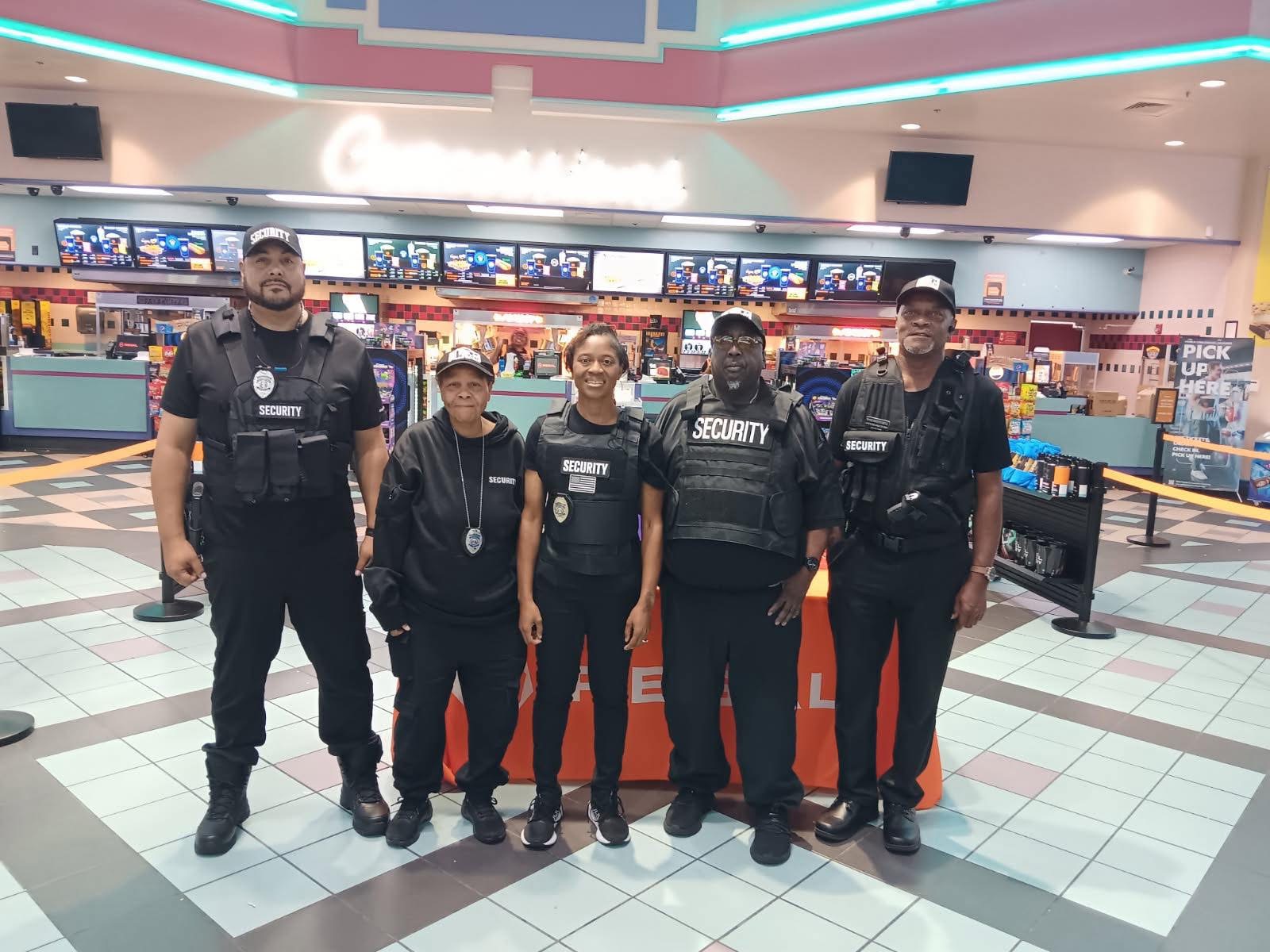 Security Team at Movie Theatre