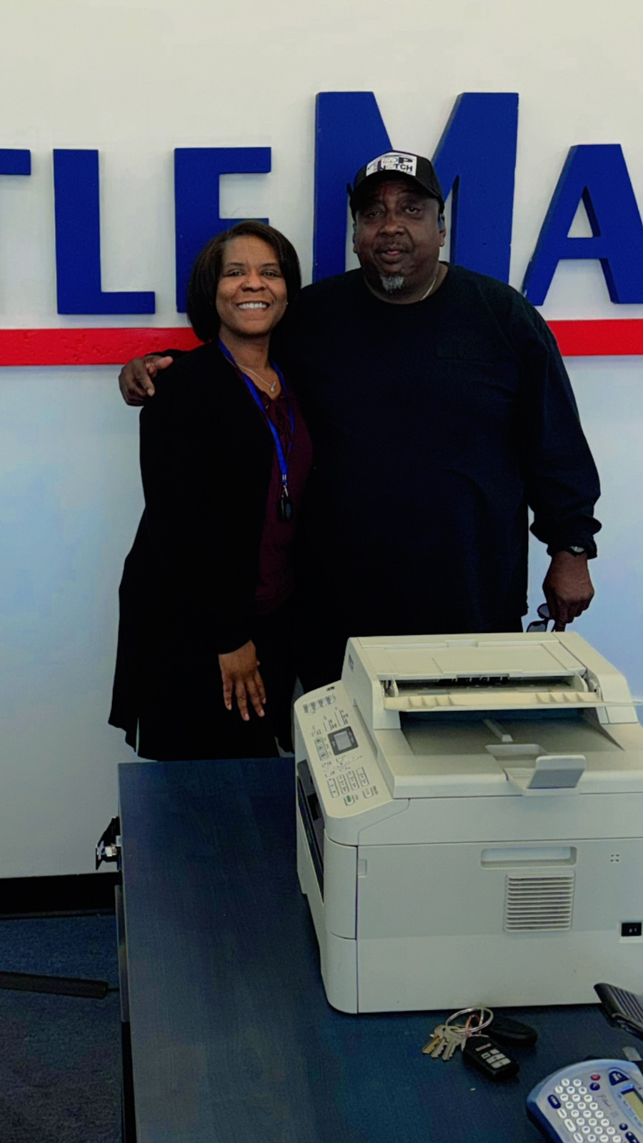 Security Guard with Commercial Client