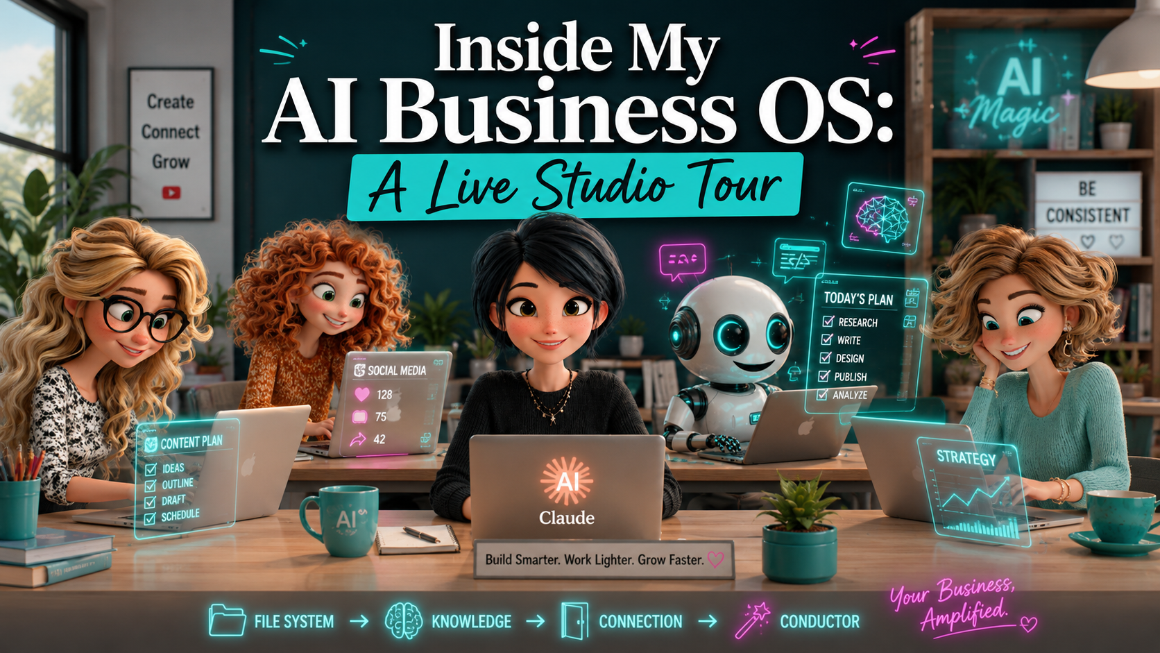 Inside My AI Business OS: A Live Studio Tour