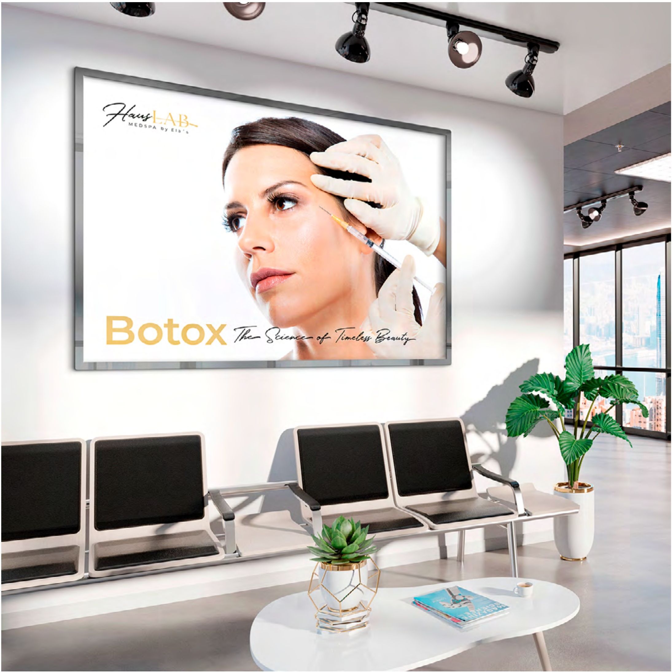 Medspa treatment room