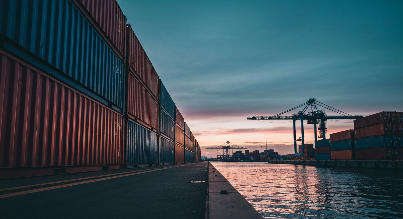 Containers no porto