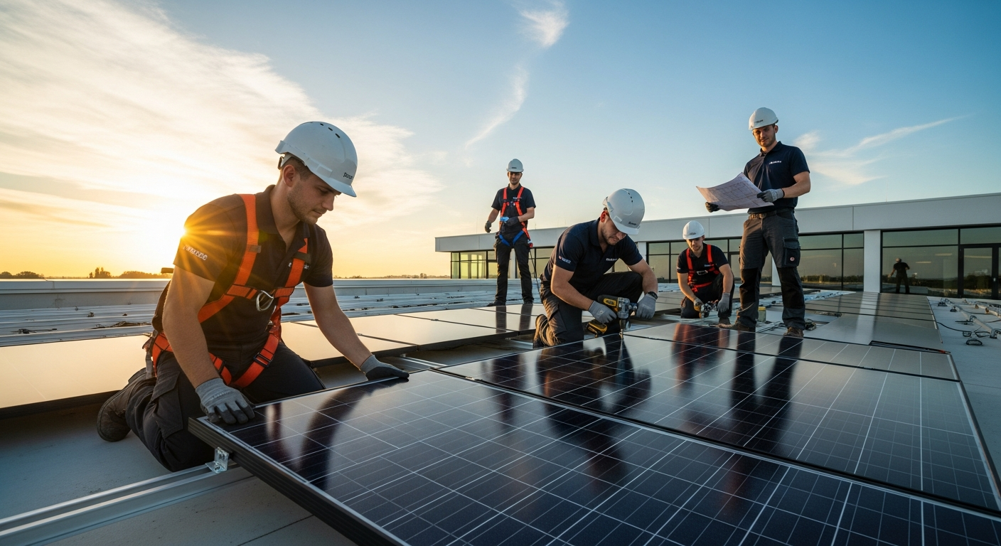 Instalação de Placas Solares