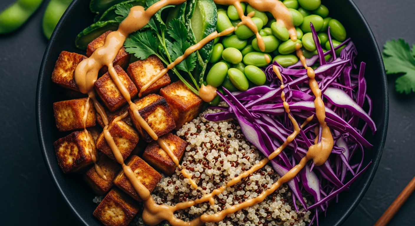 Tofu & Edamame Power Bowl