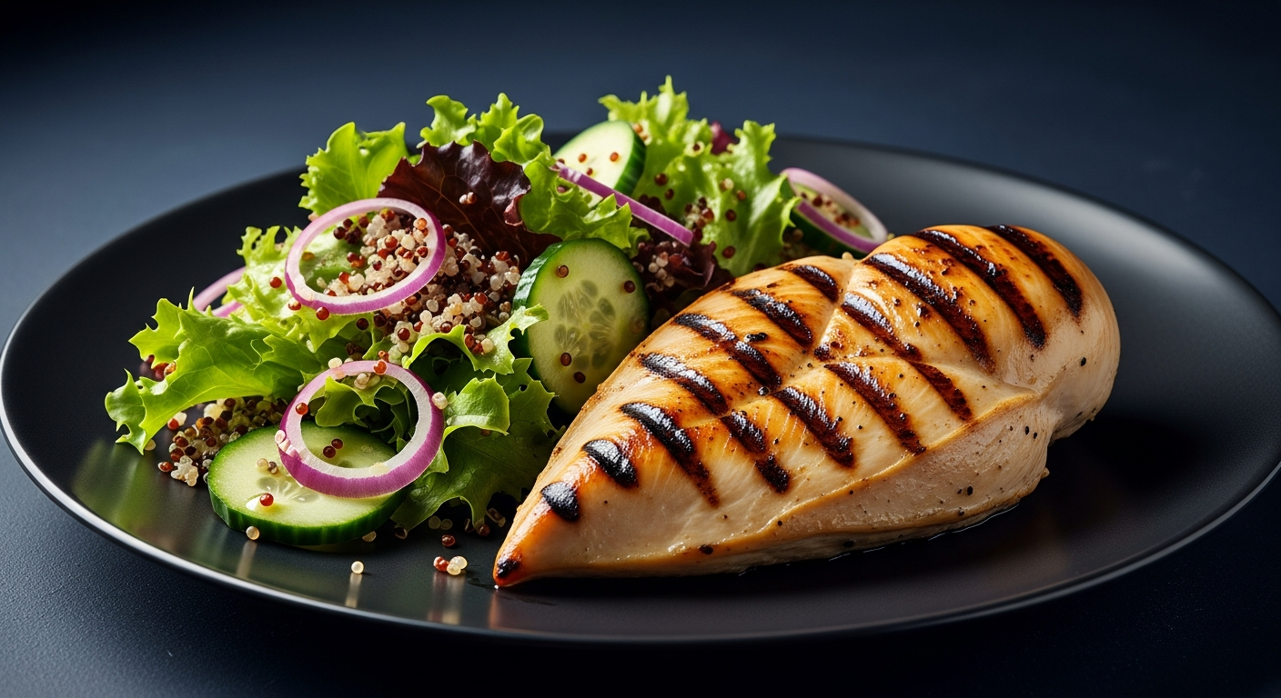 Simple Chicken & Quinoa Salad