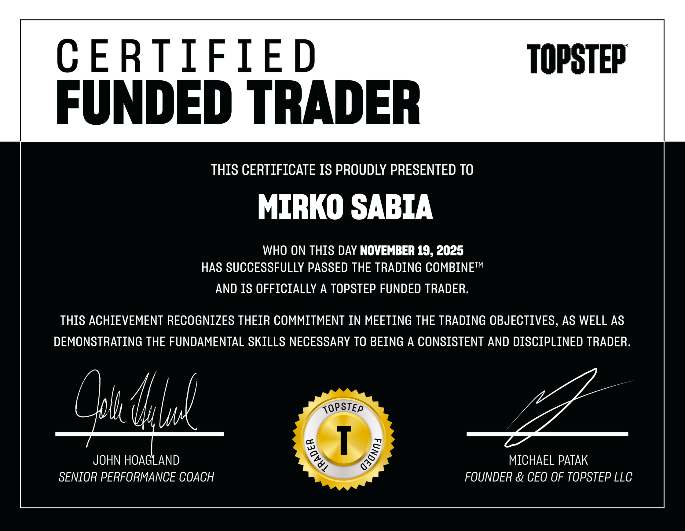 Topstep - Funded Trader