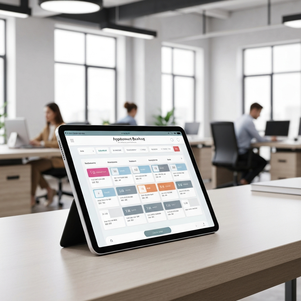 Calendar booking interface