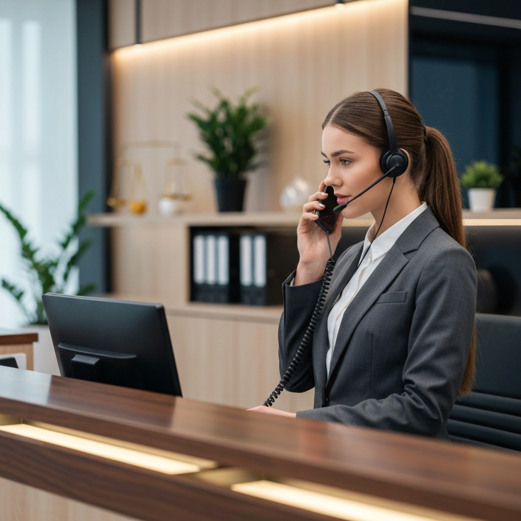 AI Receptionist answering calls
