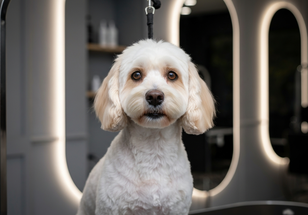 Beautifully groomed Cockapoo