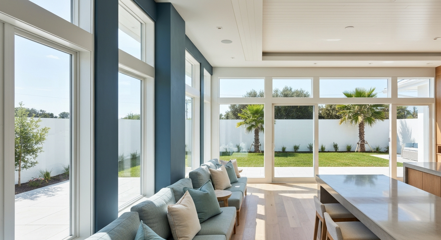 Beautiful sunroom addition