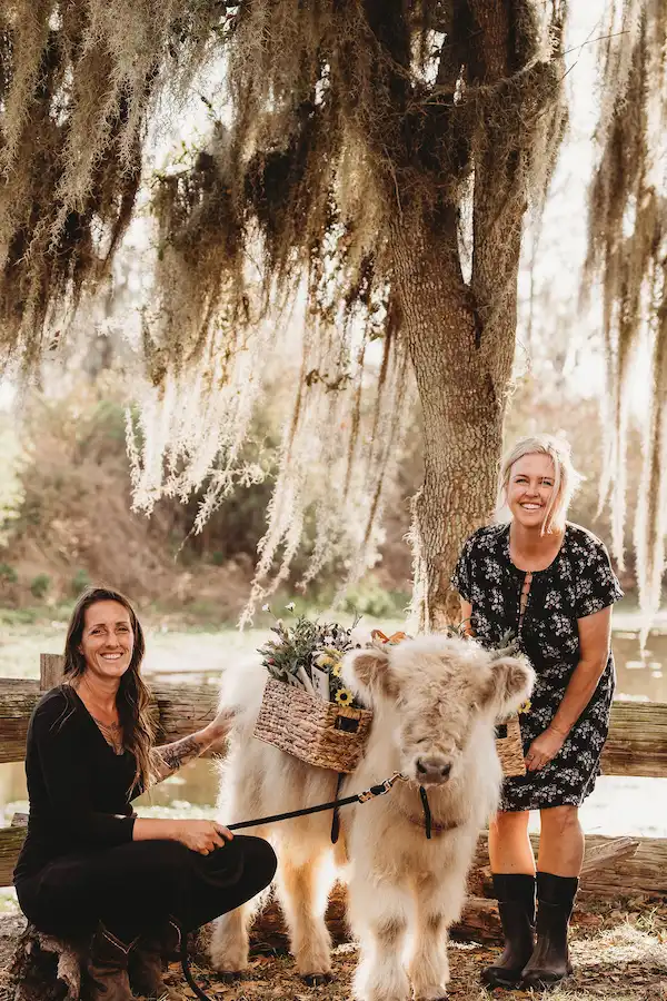 Sarah and Erin - Founders of Horned and Bloomed Collective