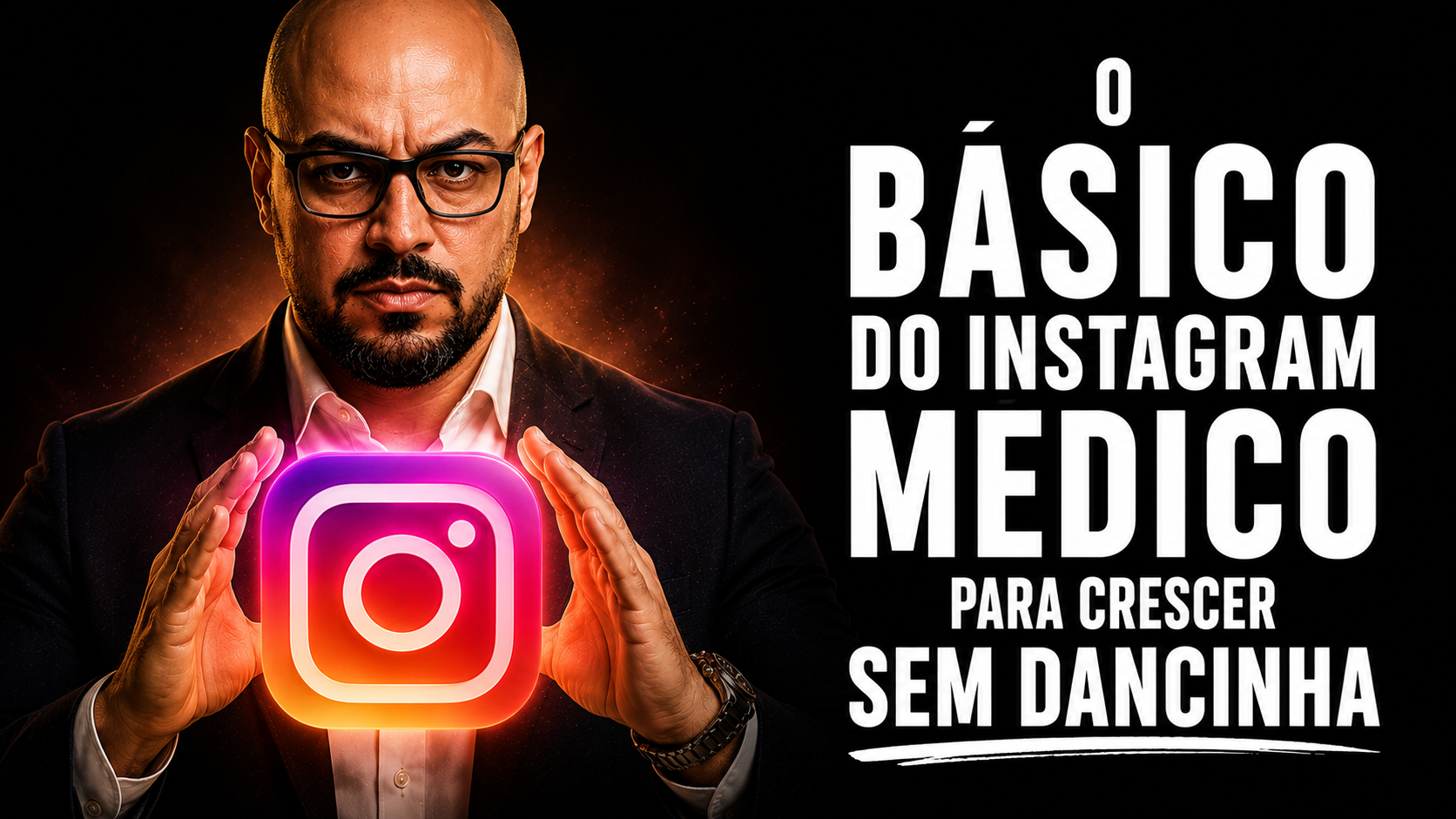 O básico no Instagram médico para crescer sem dancinha