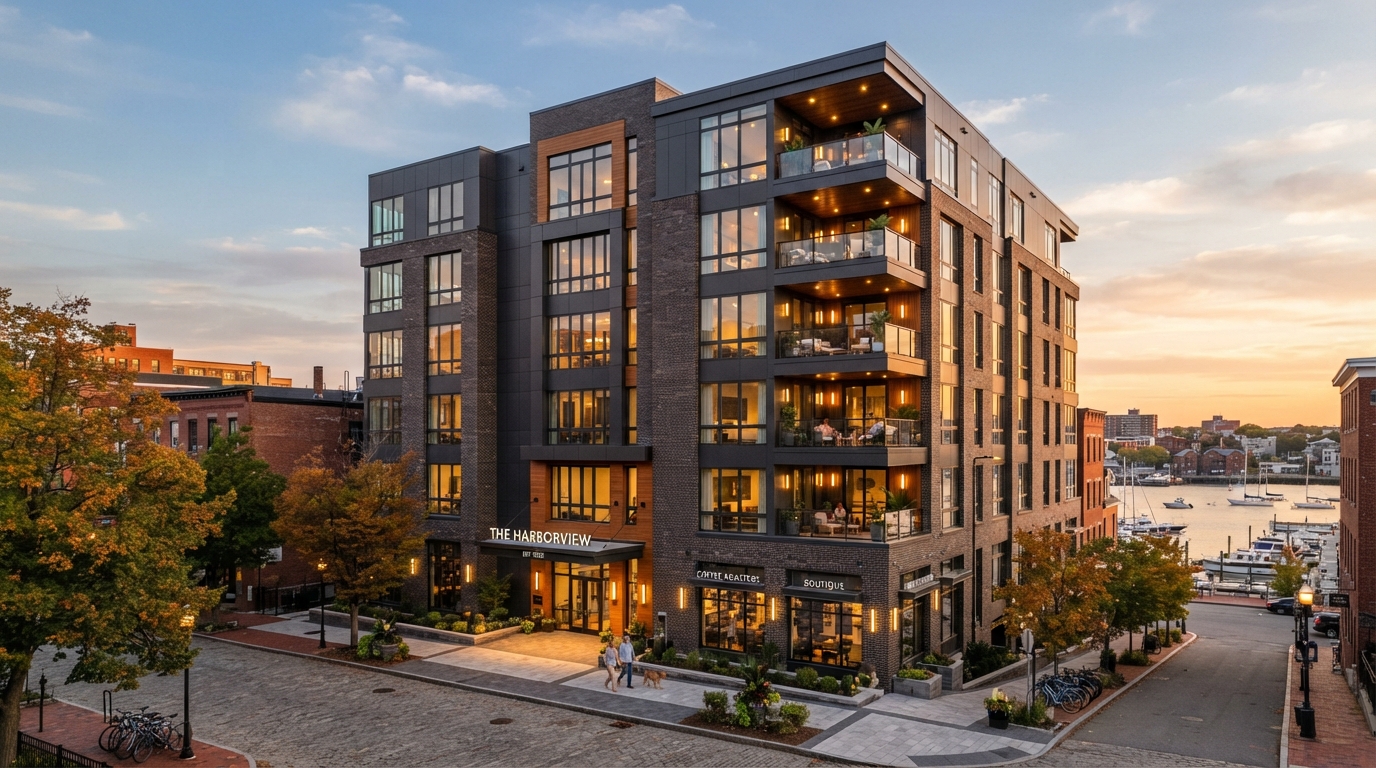 Modern multi-family investment property in New England