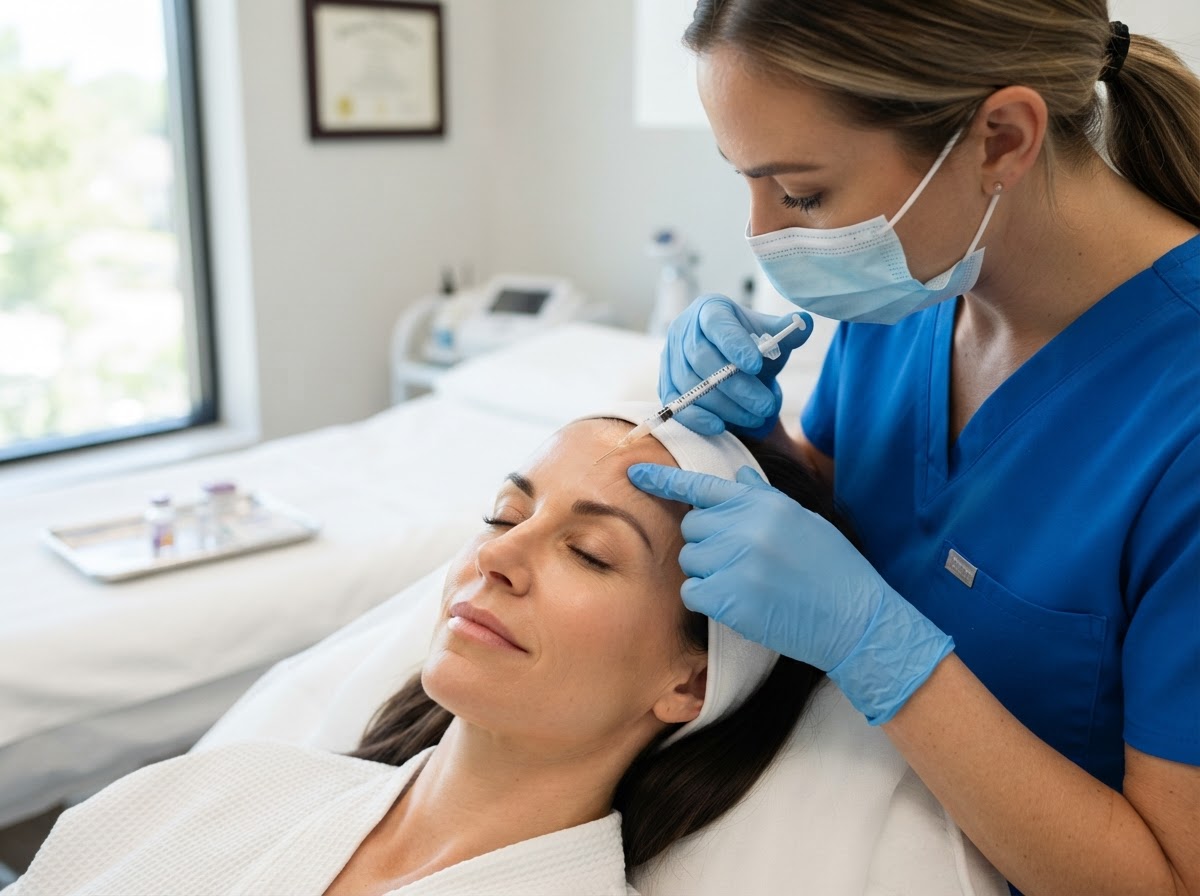 Botox treatment at Lumière Med Spa