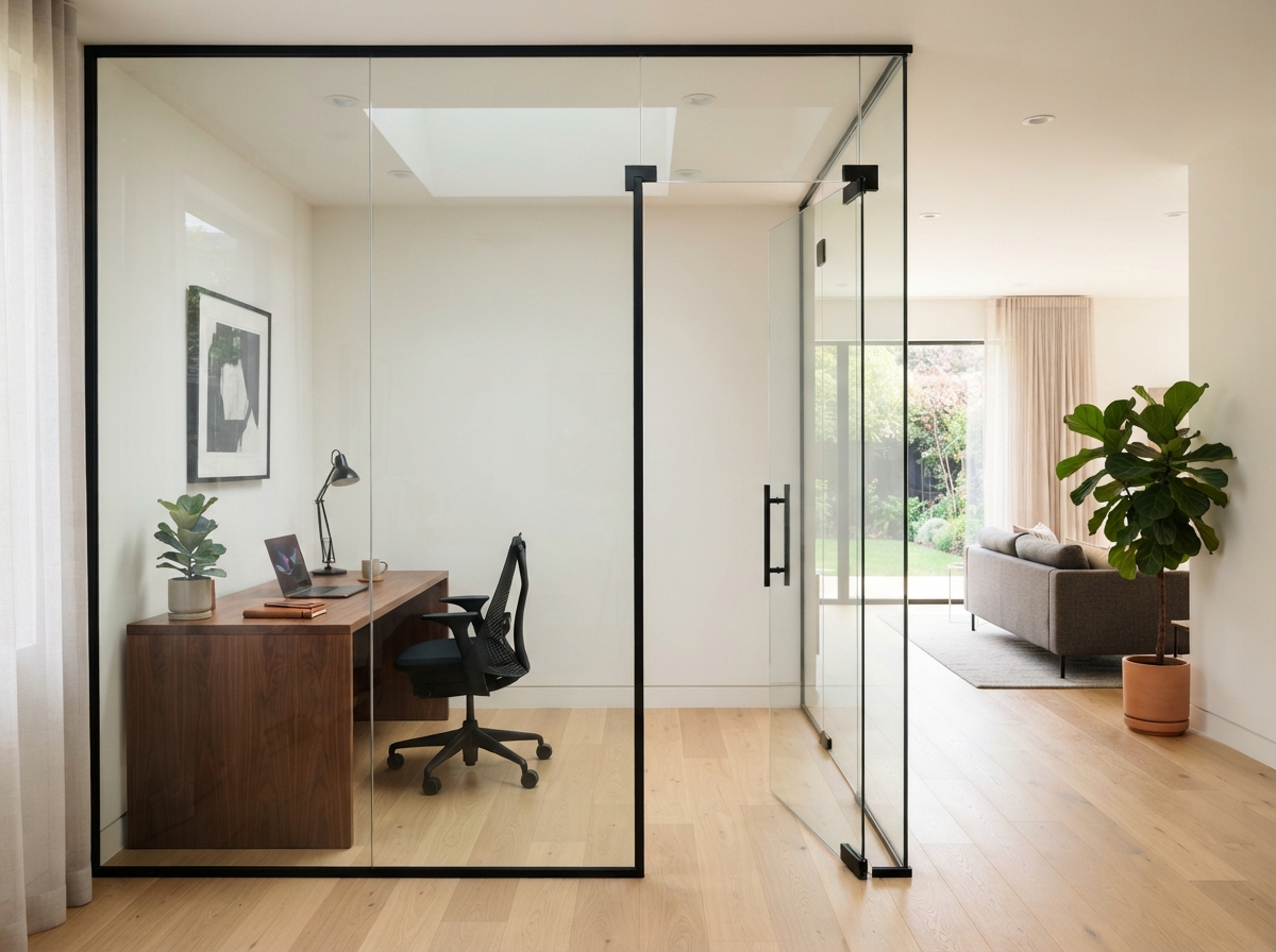 The Rise of Glass Partitions in Home Offices
