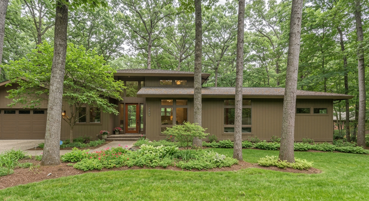 Home exterior complying with Bella Vista POA rules