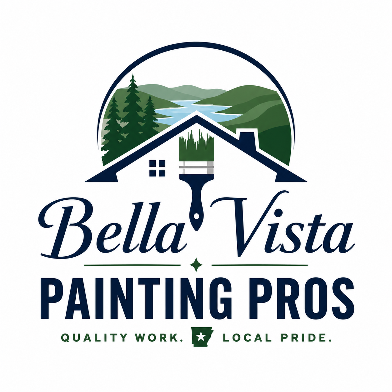 Bella Vista Painting Pros Logo