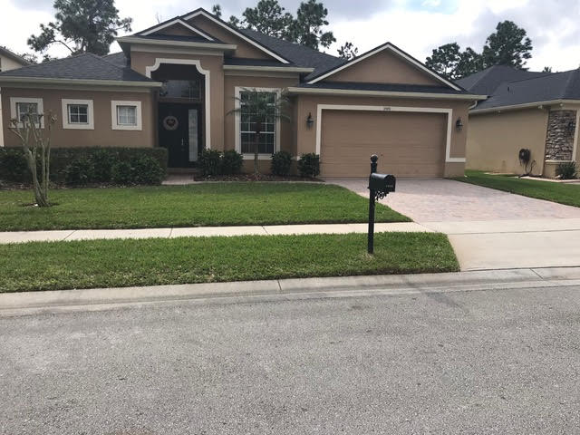 Residential house exterior painting project