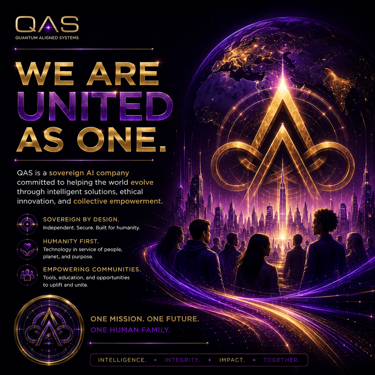 WE ARE UNITED AS ONE - Quantum AI Solution
