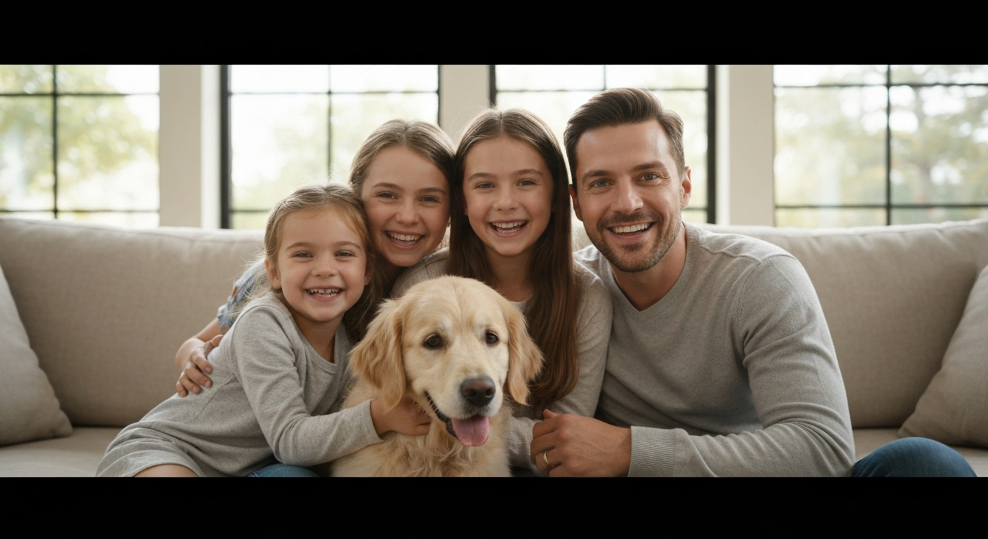 Family and their dog testimonial