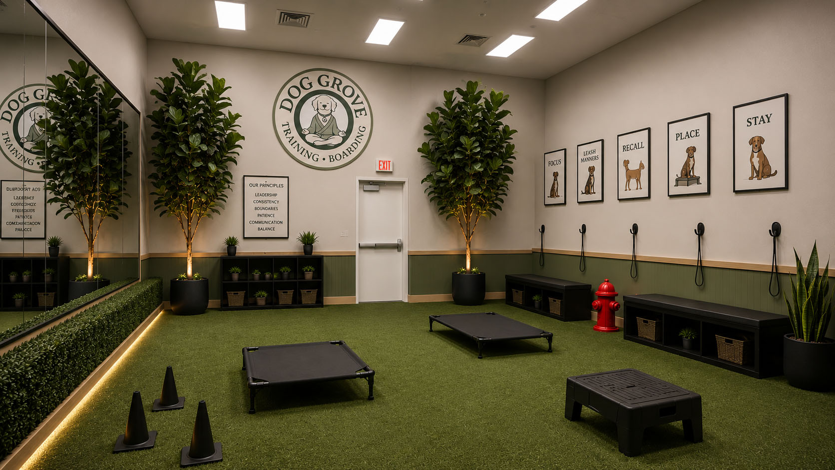 Dog Grove indoor training facility