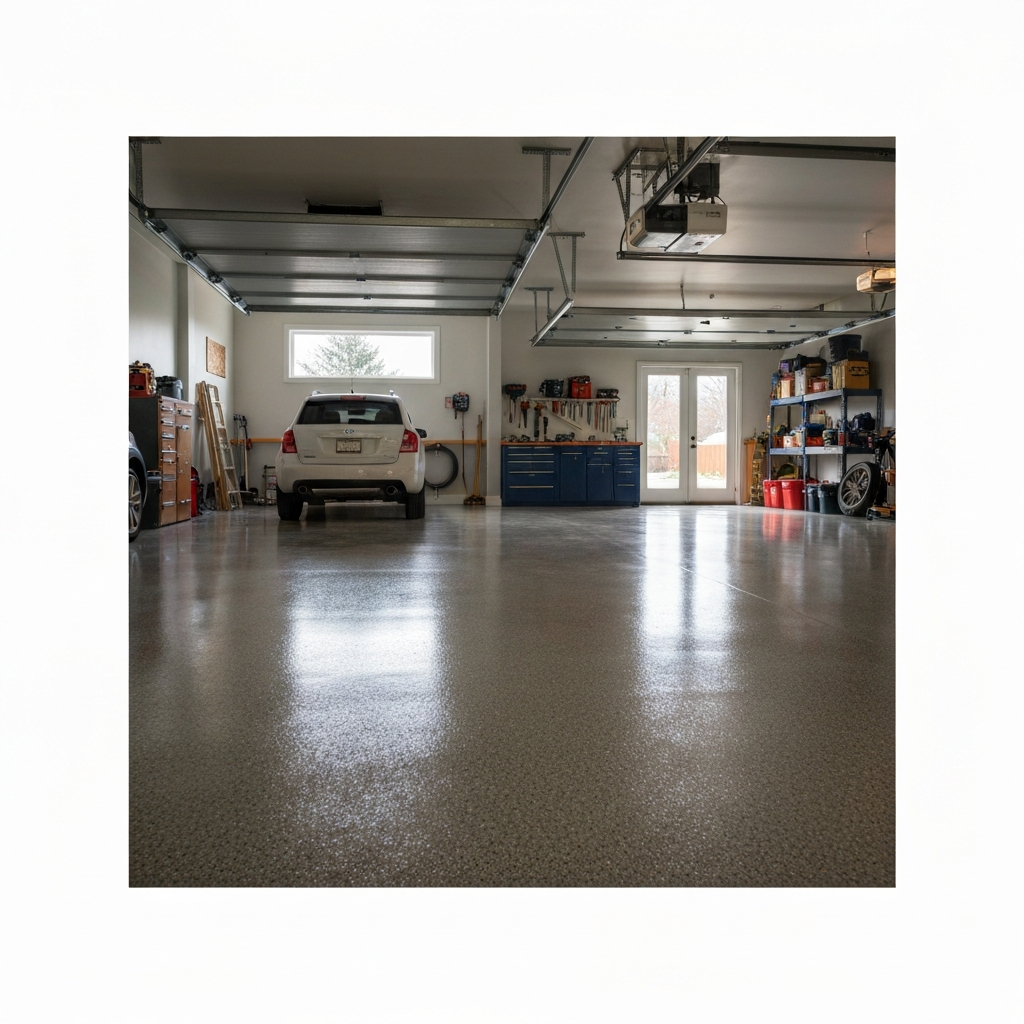 Quartz broadcast system — residential garage