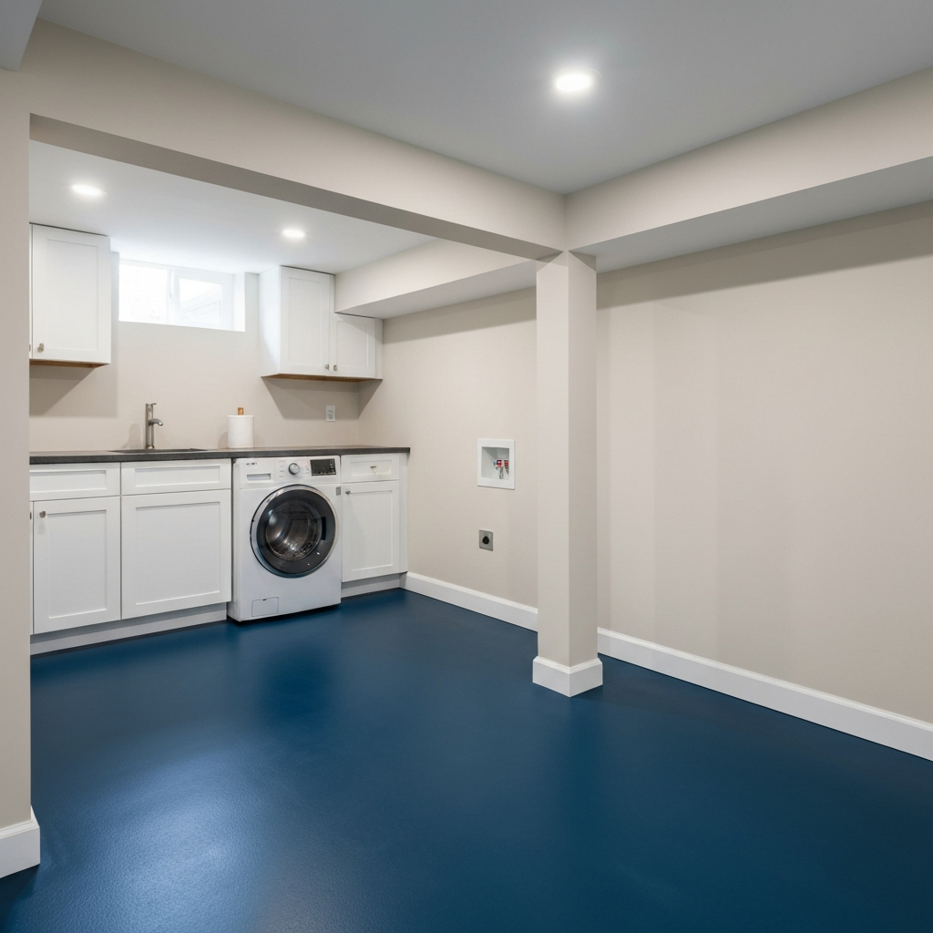 Basement epoxy coating — Gardnerville NV
