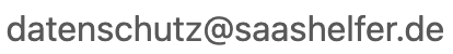 E-Mail Kontakt