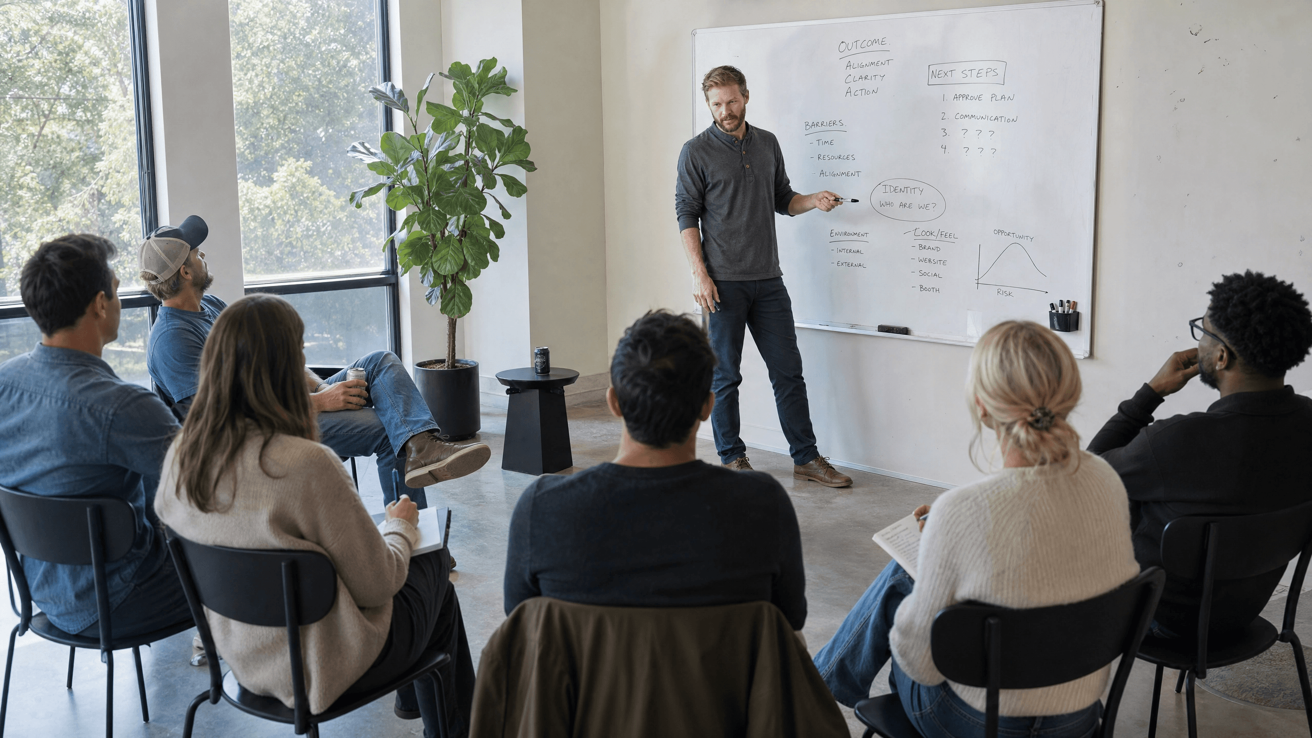 Small group leadership session