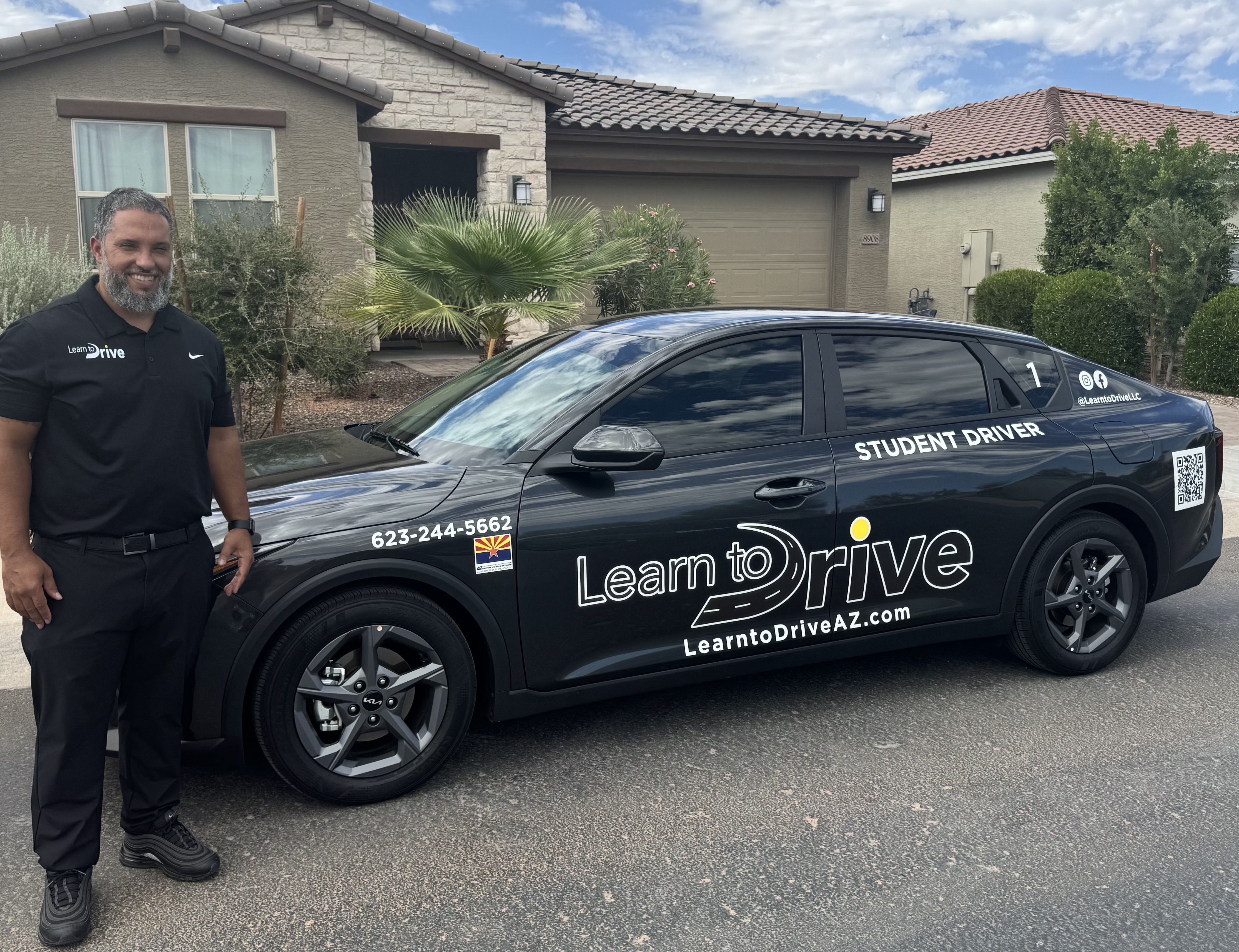 Learn to Drive team and car