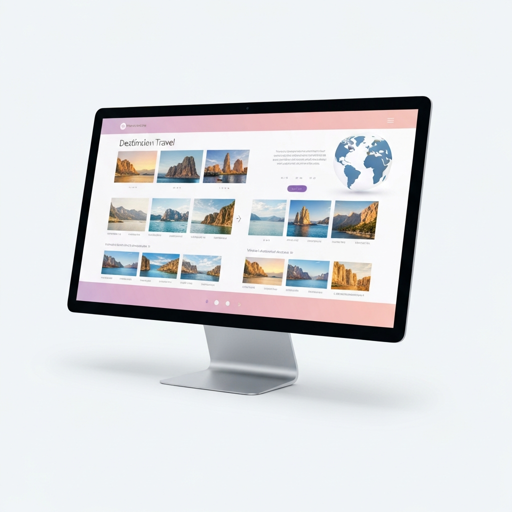 Destination Websites Mockup