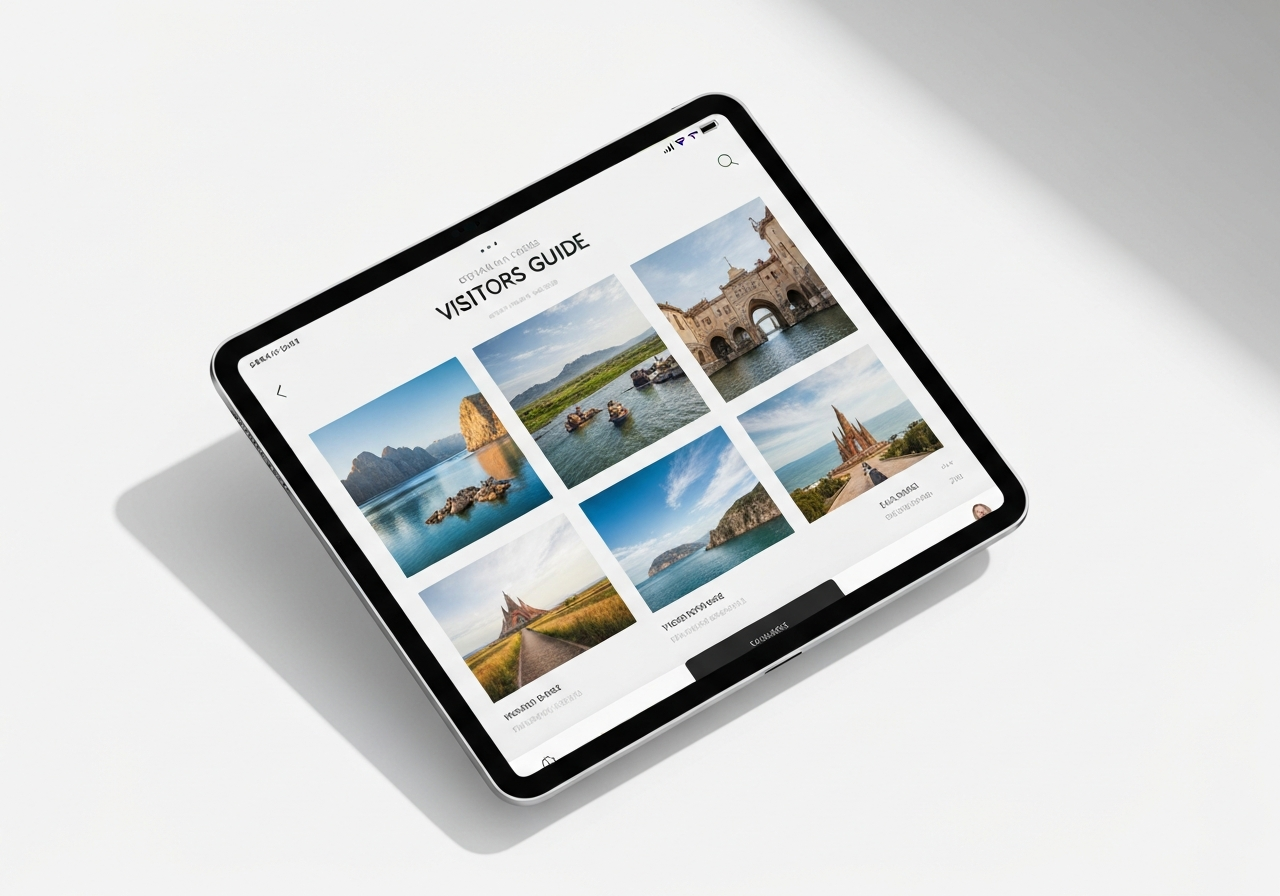 Print & Digital Visitors Guide Mockup