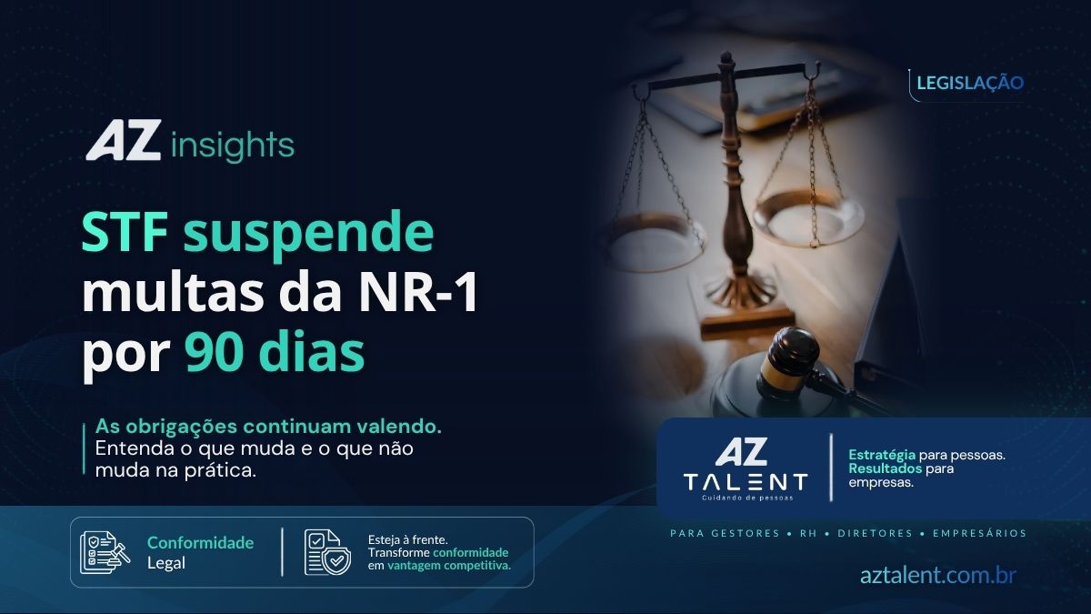 STF suspende multas da NR-1 por 90 dias