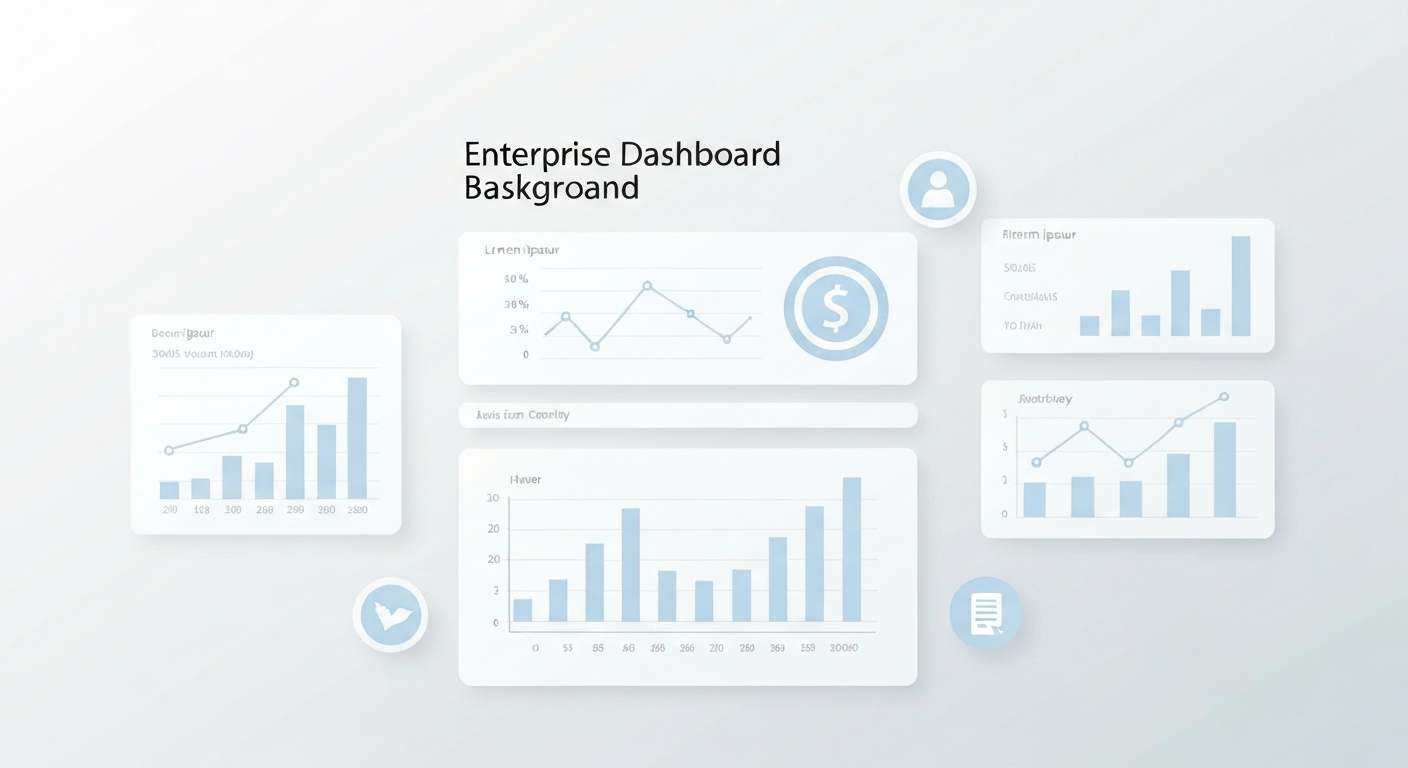 Enterprise dashboard background