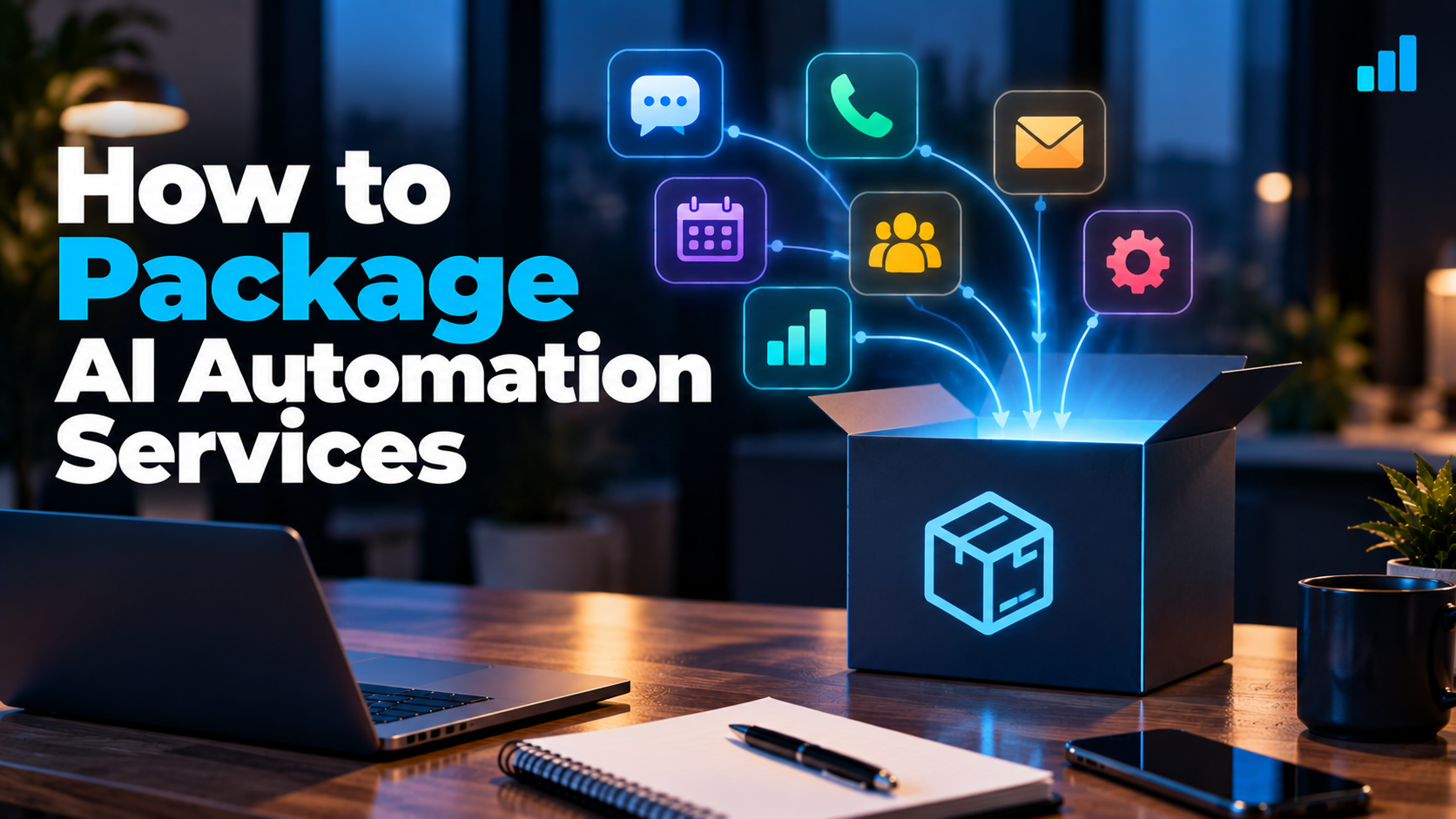 AI automation capabilities being combined into a packaged service offering