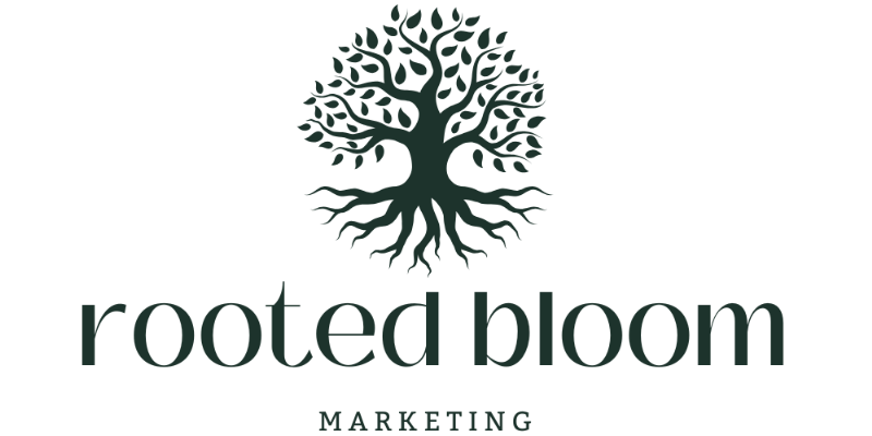 Rooted Bloom Marketing Logo