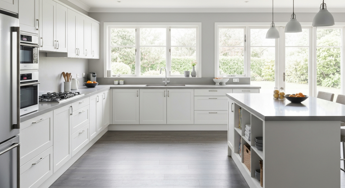 U-Shaped Kitchen Layout