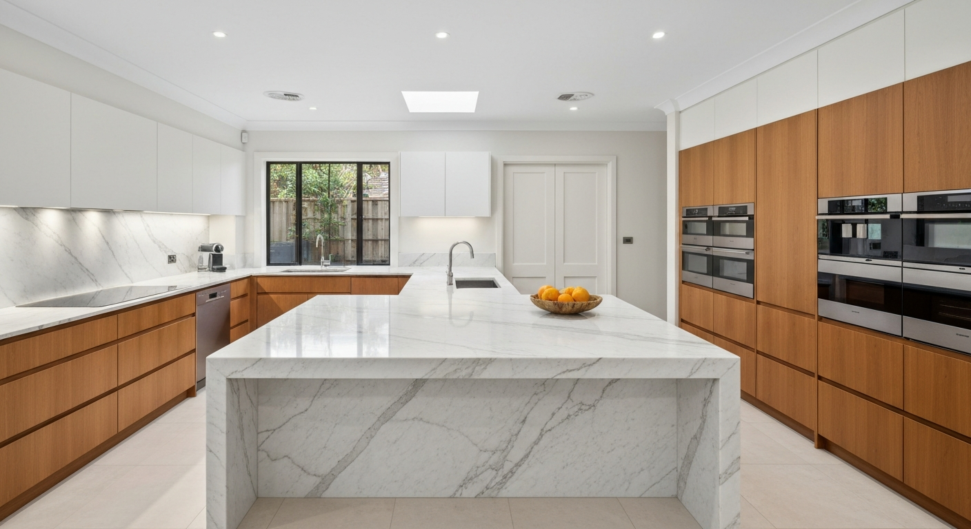 Premium modern kitchen renovation Melbourne home
