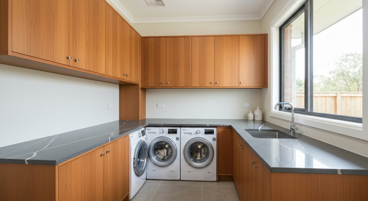 Laundry renovation Melbourne home