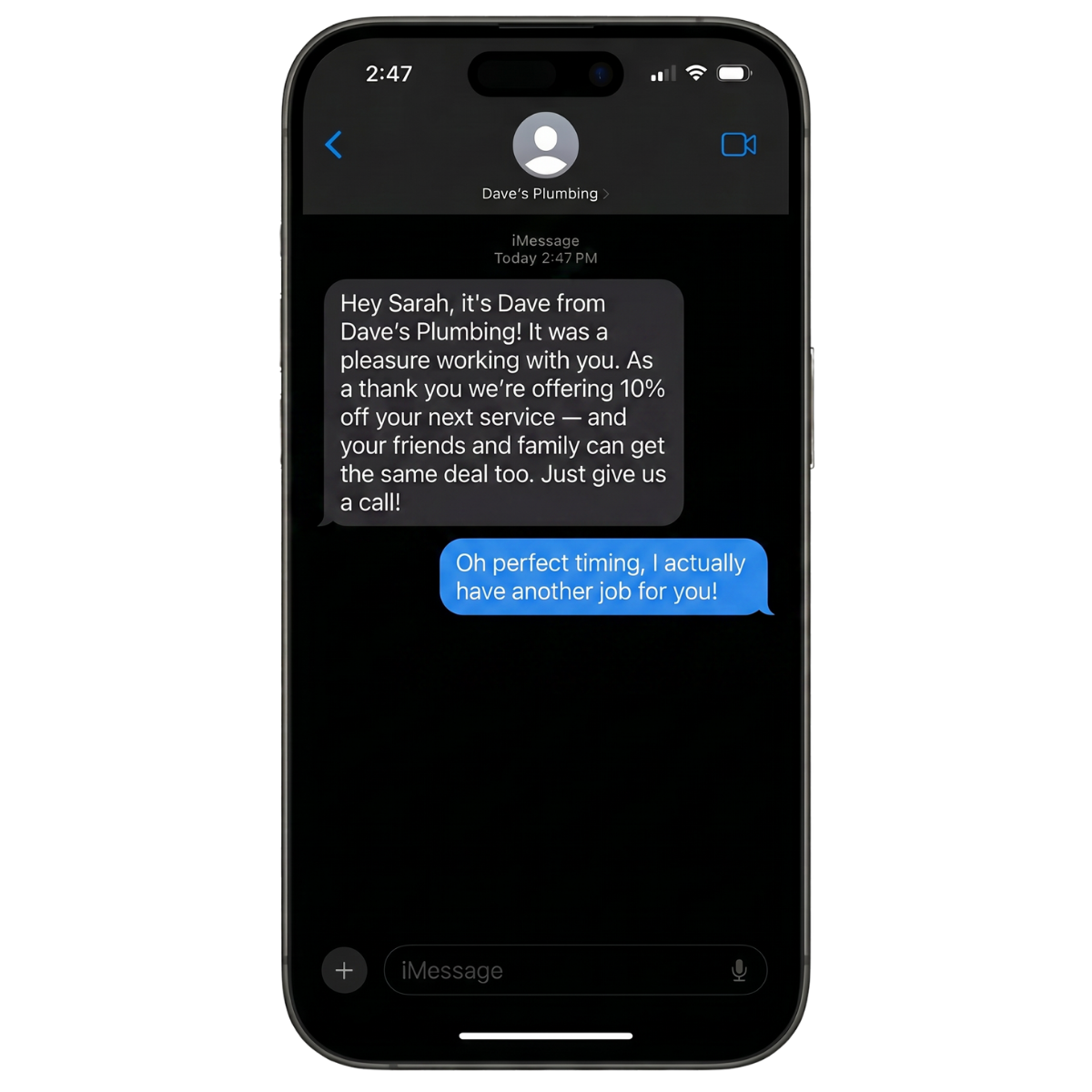 Automatic Customer Follow-Up