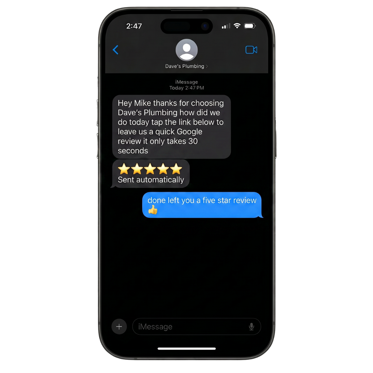 5-Star Review Automation