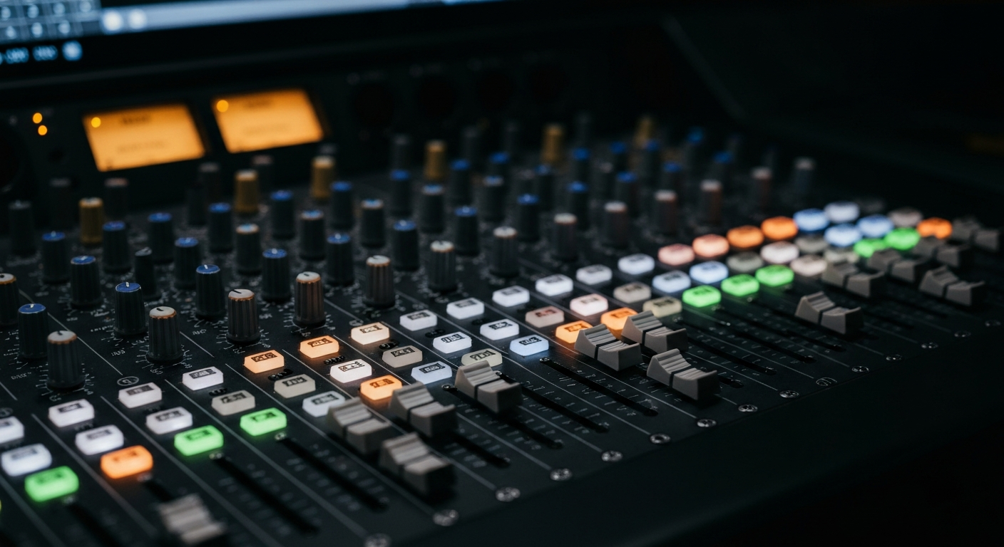 Studio console