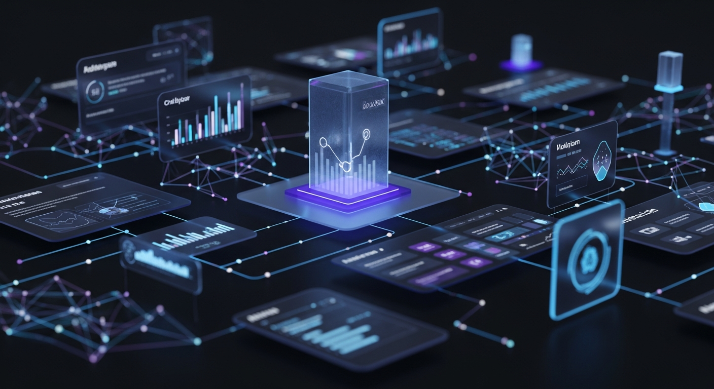 AI-powered business automation dashboard interface