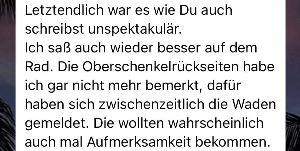 Athleten Feedback 1