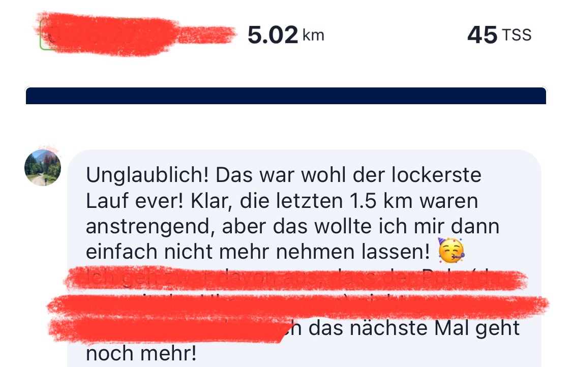 Athleten Feedback 5