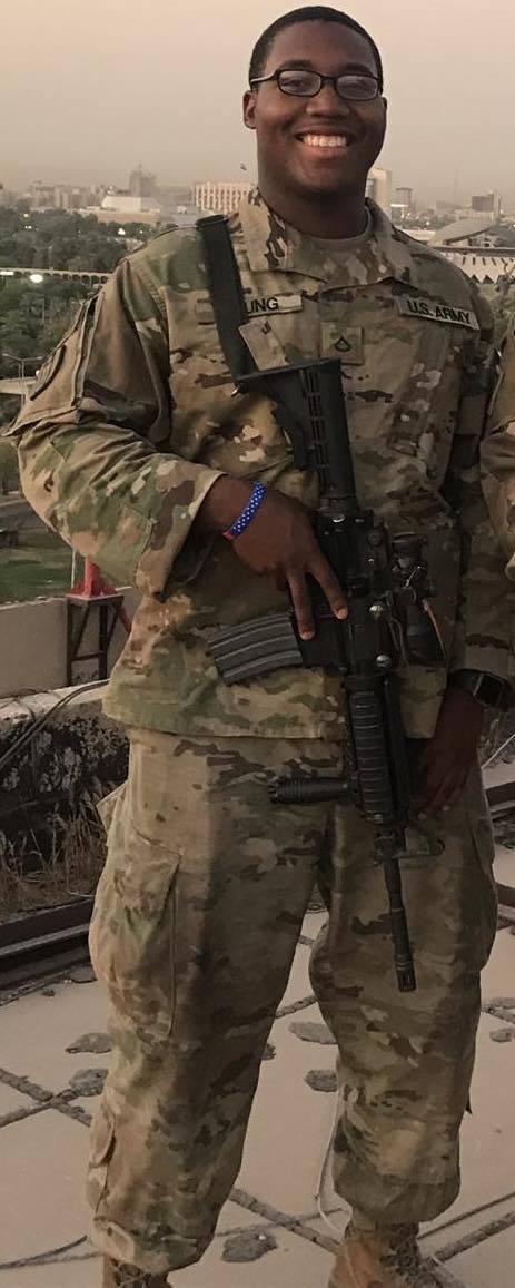 Montrache Young in Army Uniform